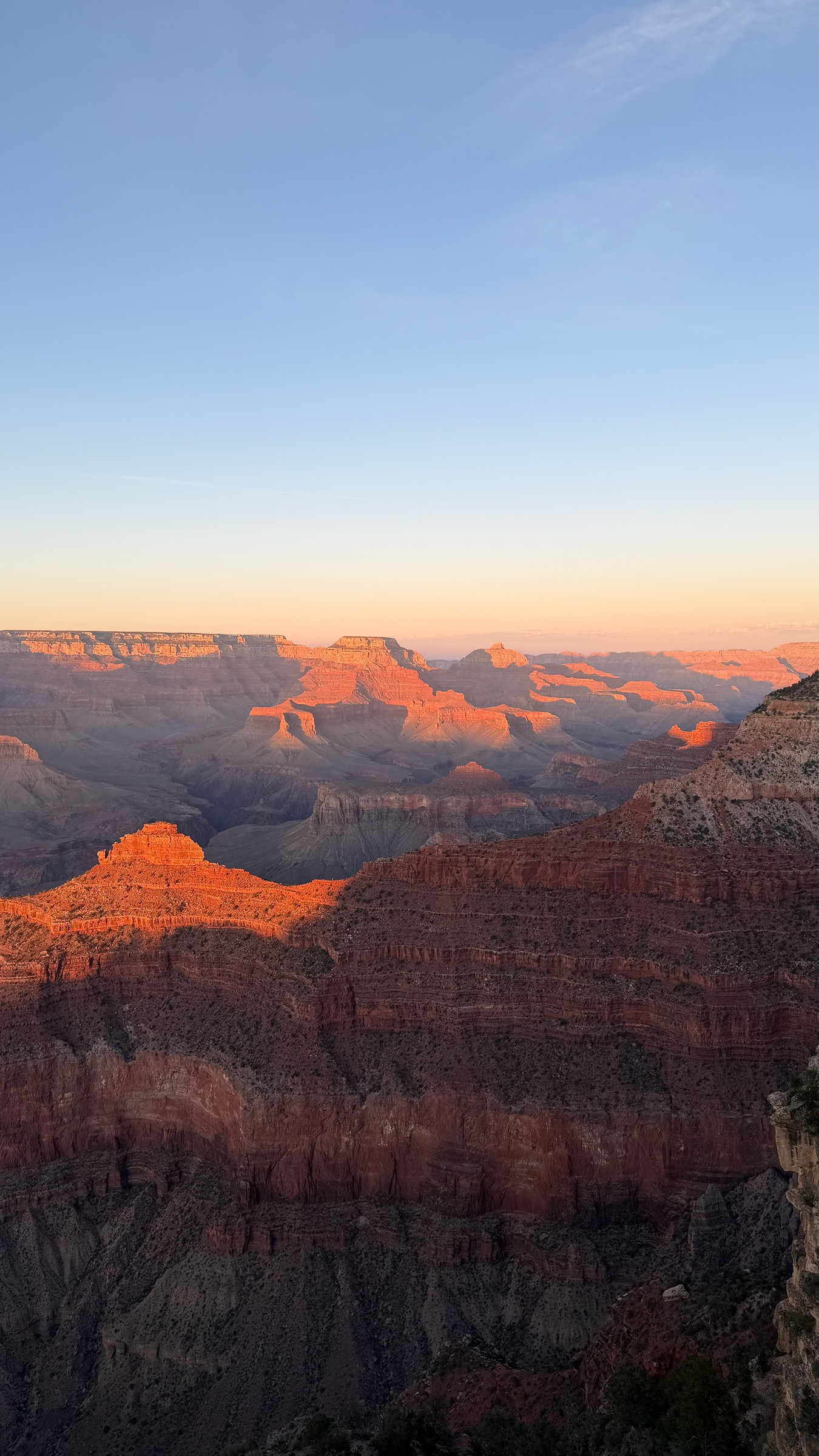 Sunset over the South Rim